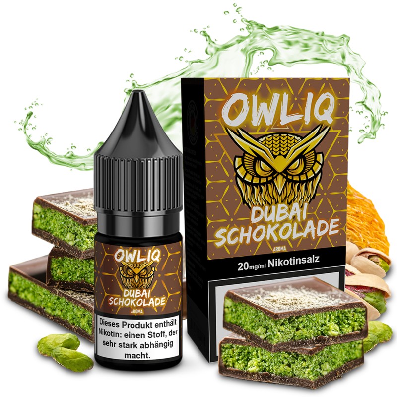 Owliq | Dubai Schokolade | Nikotinsalzliquid 20mg