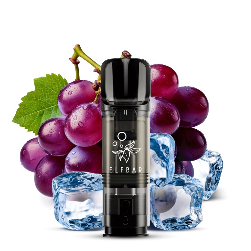 Elfbar | ELFA | Grape Ice | 2x Prefilled Pod
