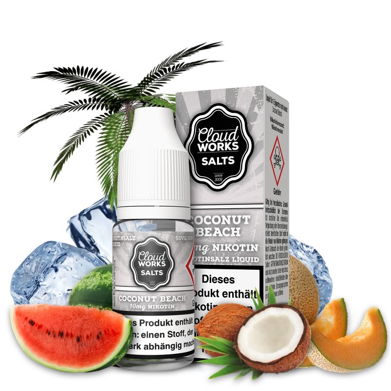 Cloudworks Salts | Overdosed | Coconut Beach | Nik...