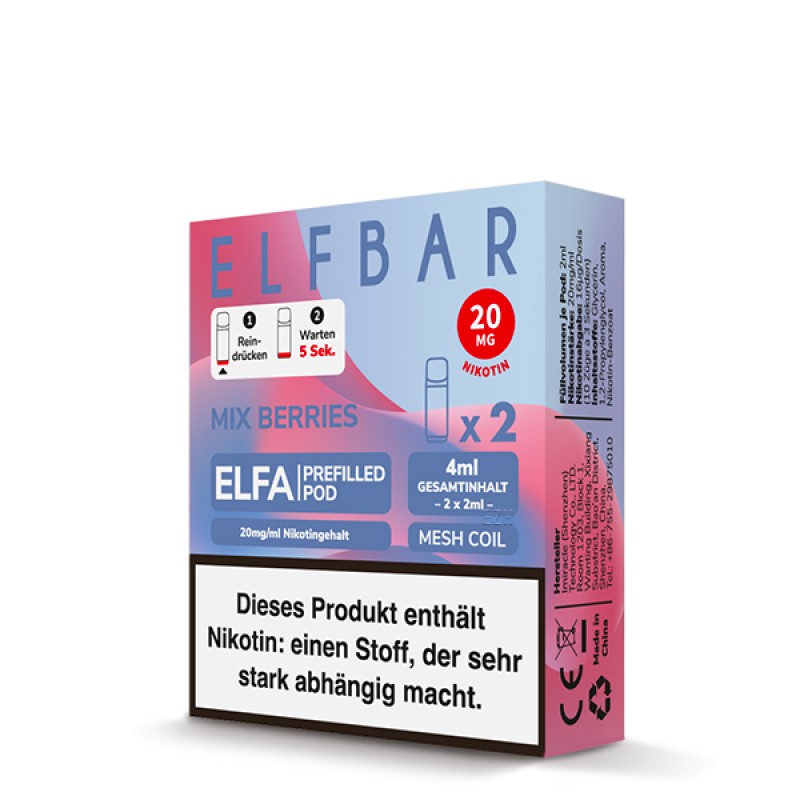 Elfbar | ELFA CP | Mix Berries | 2x Prefilled Pod
