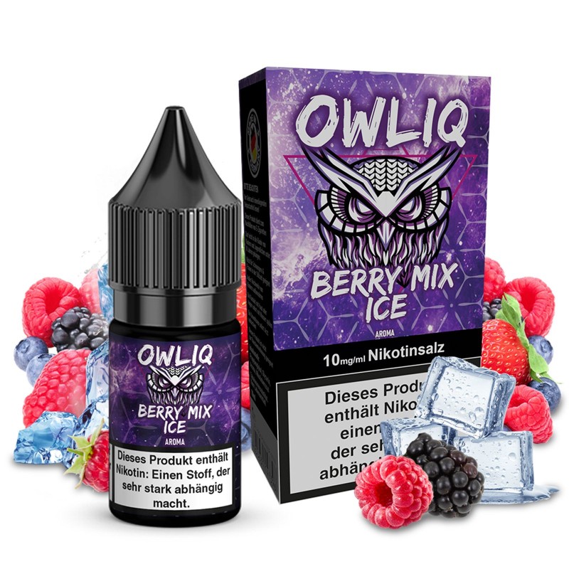 Owliq | Berry Mix Ice | Nikotinsalzliquid 10mg