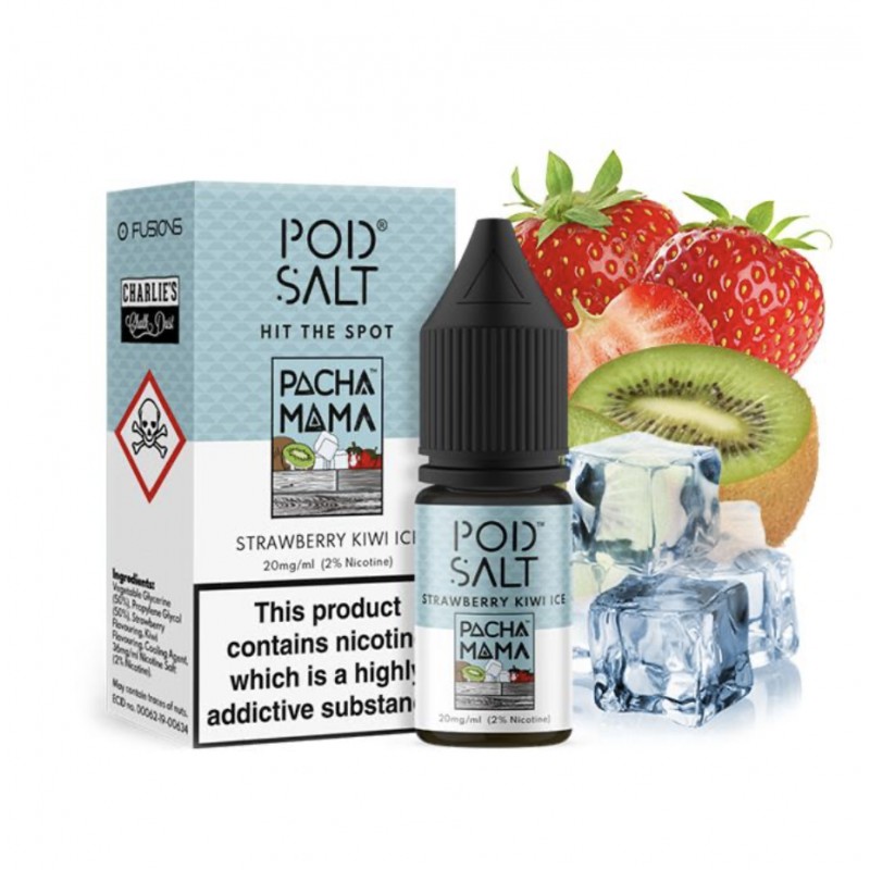 Pod Salt Fusion | Pacha Mama Strawberry Kiwi Ice |...