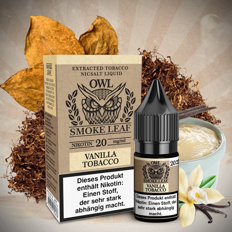 OWL Smoke Leaf | Vanilla Tobacco | Niksalt 20mg in...