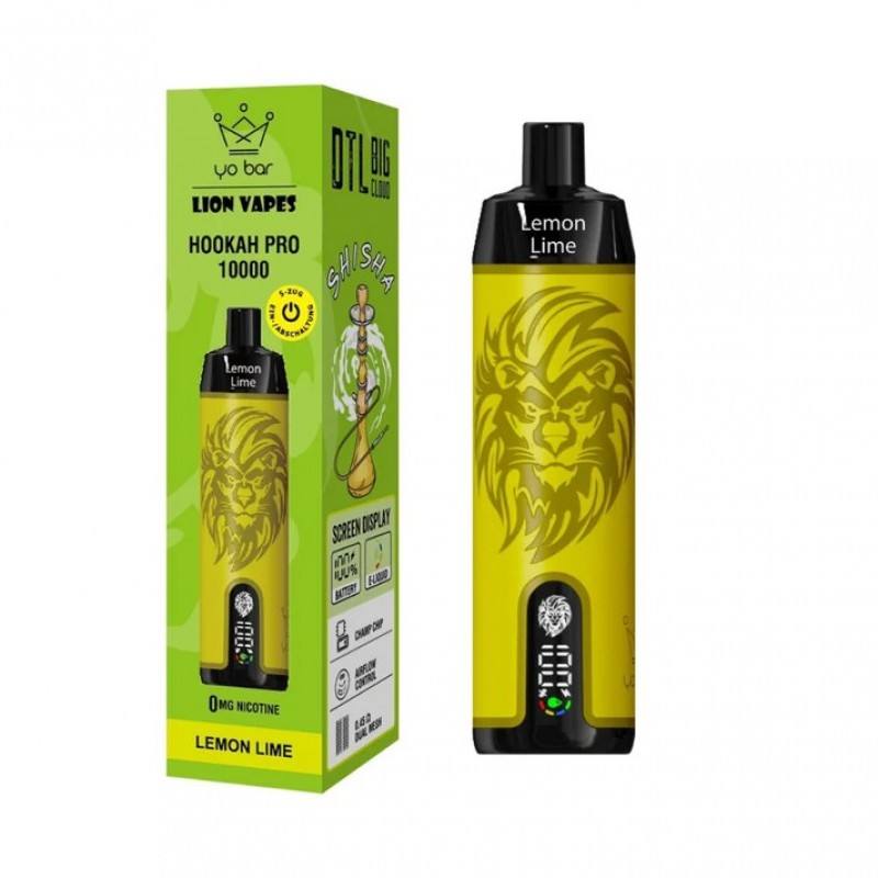 Lion Vapes | Lemon & Lime | Einweg E-Zigarette Nik...