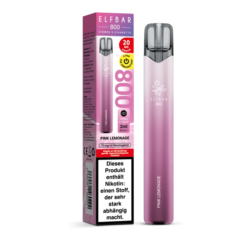 Elfbar 800 | Pink Lemonade | Einweg E-Zigarette 20mg
