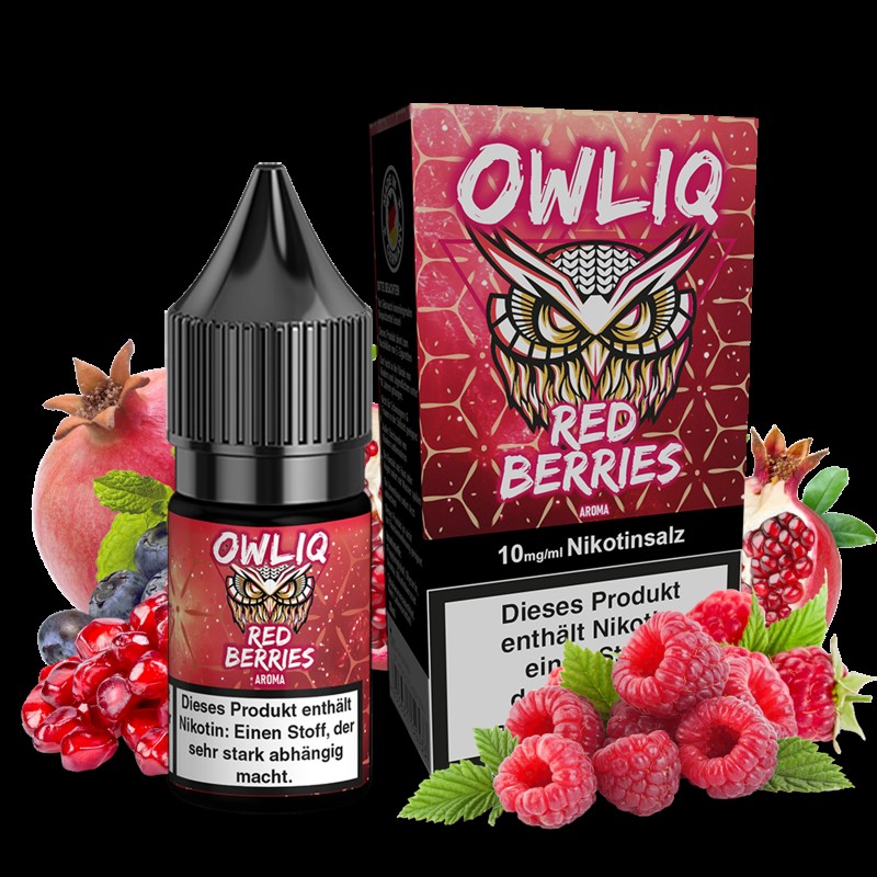 Owliq | Red Berries | Nikotinsalzliquid 10mg