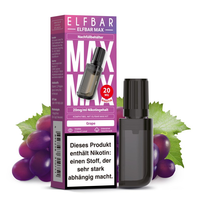 Elfbar Max | Grape | Nachfüllbehälter 20mg