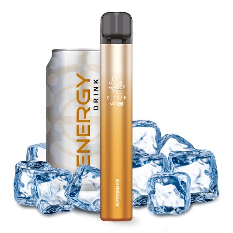 Elfbar 600 V2 | Elfstorm Ice | Einweg E-Zigarette 20mg/ml