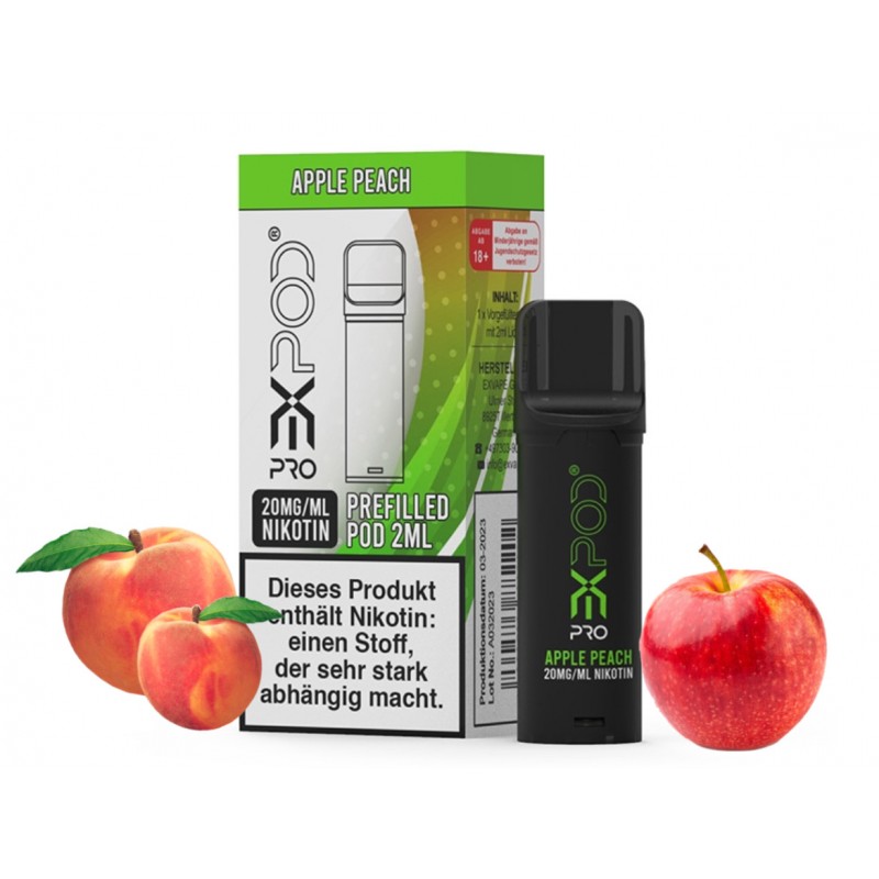 Expod | Pro Pod | Apple Peach 20mg | Kompatibel mi...