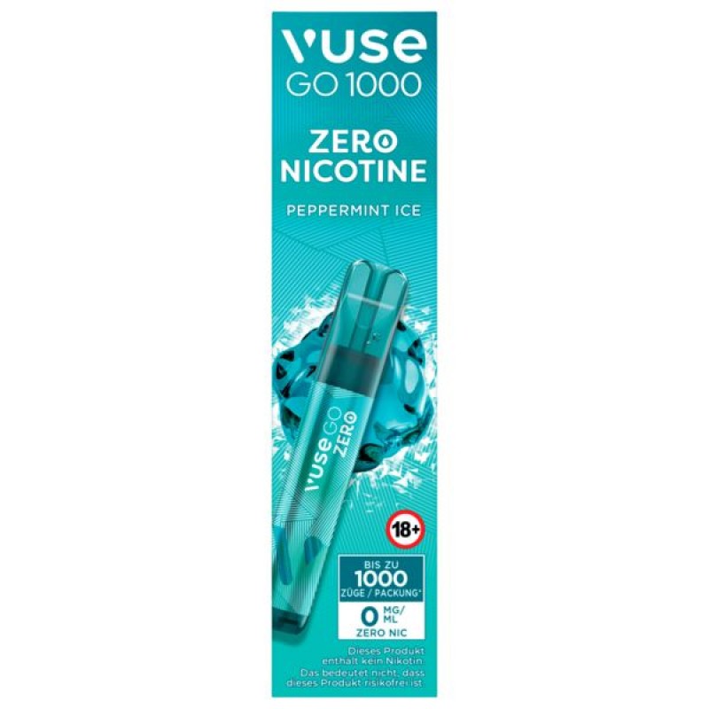 Vuse Go 1000 | Peppermint Ice | Zero Nikotin