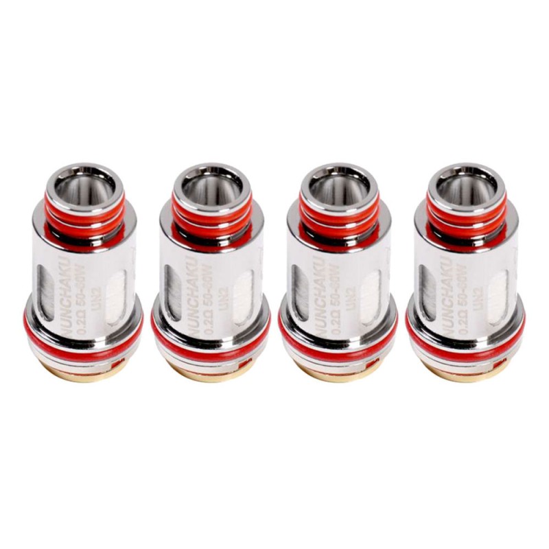 4x Uwell | Nunchaku UN2 | 0.2 Ohm Mesh Coil Verdampferkopf