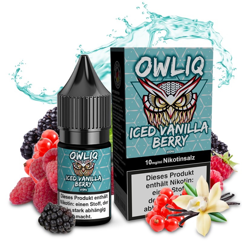 Owliq | Iced Vanilla Berry | Nikotinsalzliquid 10m...