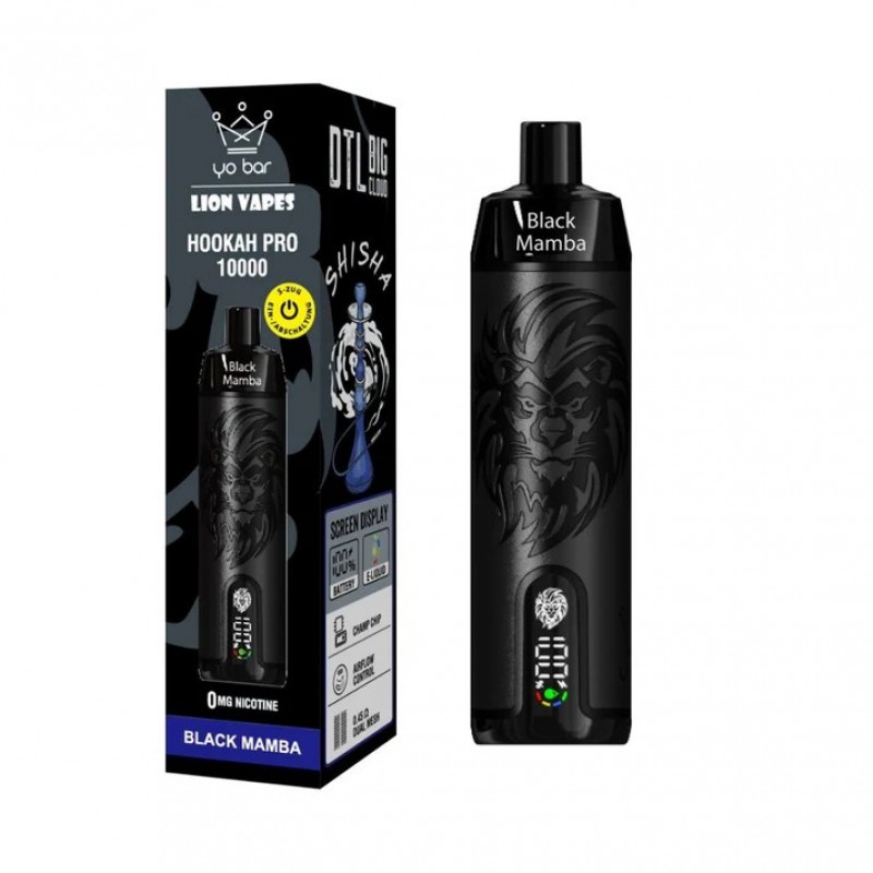 Lion Vapes | Black Mamba | Einweg E-Zigarette Niko...