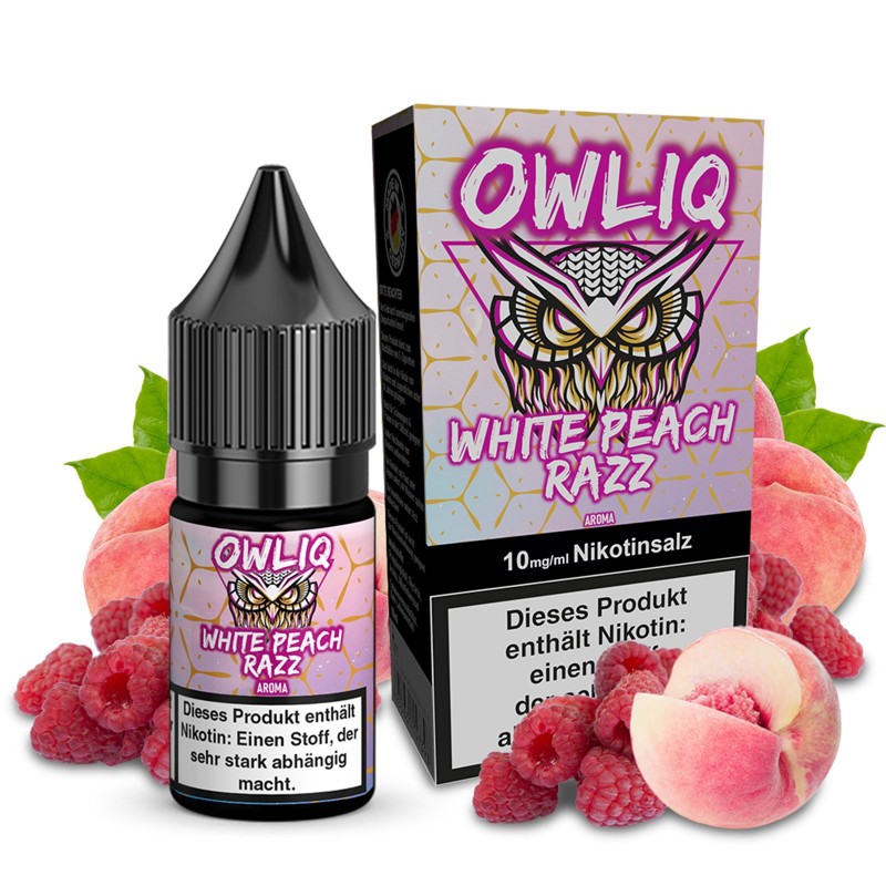 Owliq | White Peach Razz | Nikotinsalzliquid 10mg