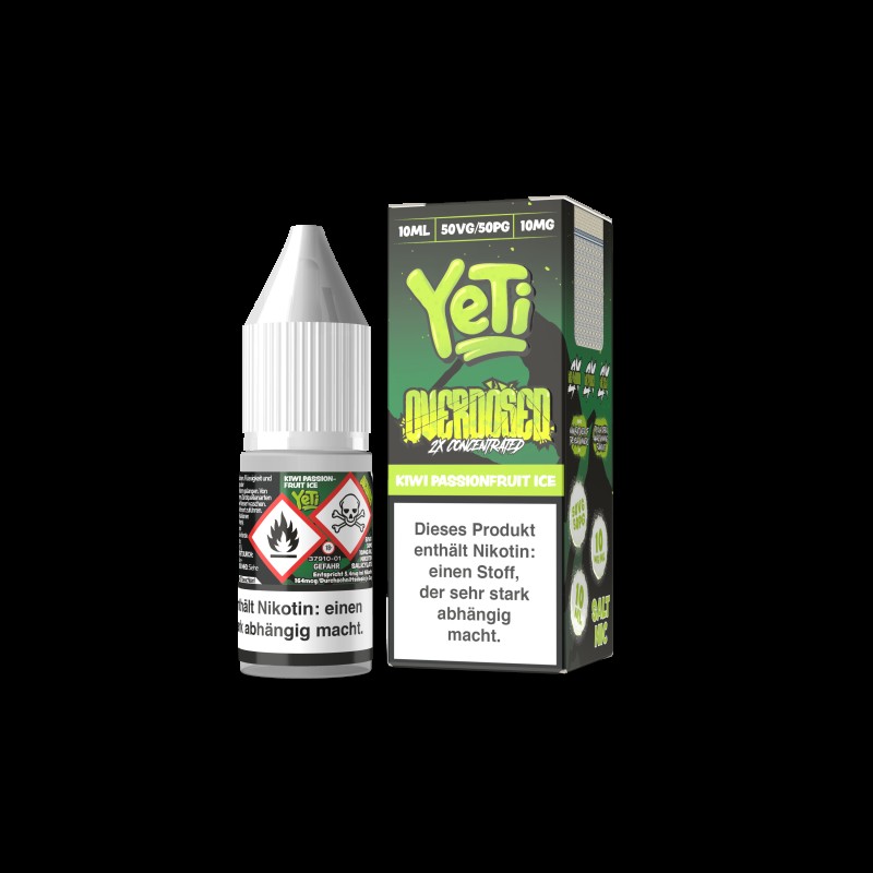 Yeti Overdosed 10ml Liquid | Kiwi Passionfruit Ice...