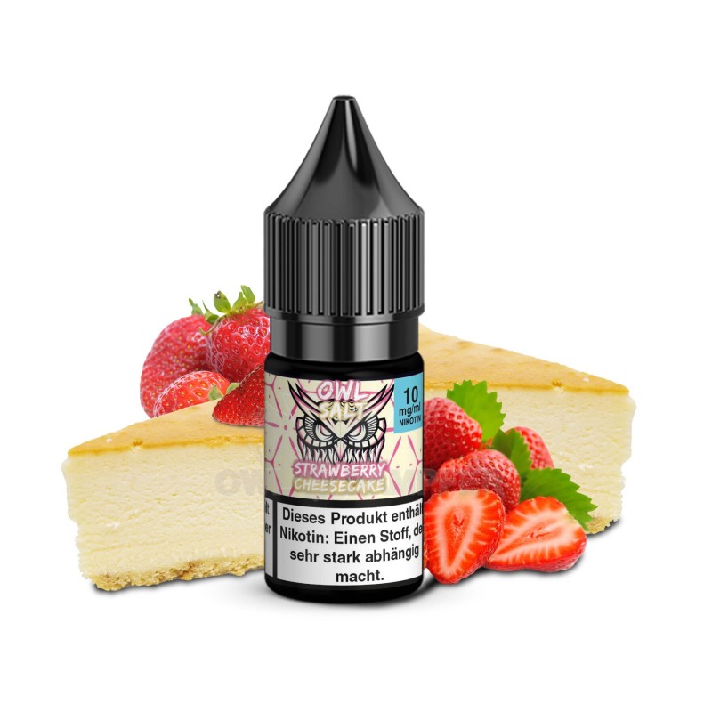 OWL Salt | Strawberry Cheesecake | 10ml 10mg Nikot...
