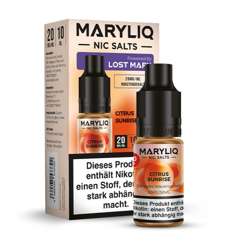 Lost Mary | Maryliq | Citrus Sunrise 10ml | 20mg Nikotinsalz