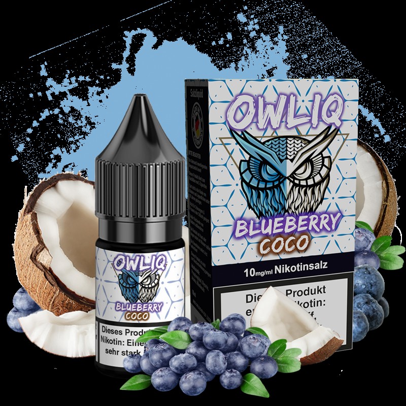 Owliq | Blueberry Coco | Nikotinsalzliquid 10mg