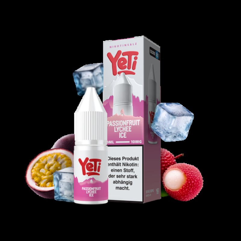 Yeti Summit | Passionfruit Lychee Ice | 10ml Nikot...