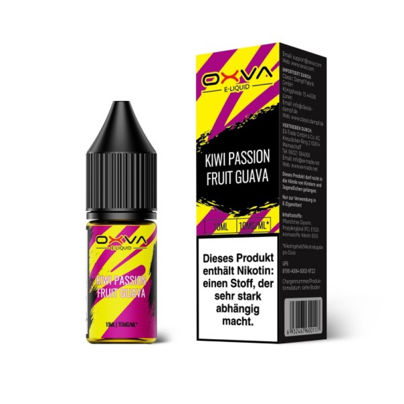 OXVA Liquids | Kiwi Passion Fruit Guava | 10mg 10m...