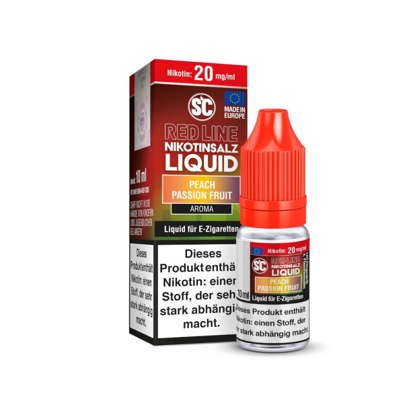 SC - Red Line | Peach Passionfruit | Nikotinsalz 2...