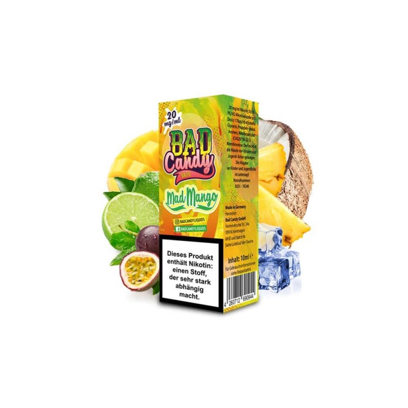 Bad Candy Liquids | Mad Mango | Nikotinsalz 10mg