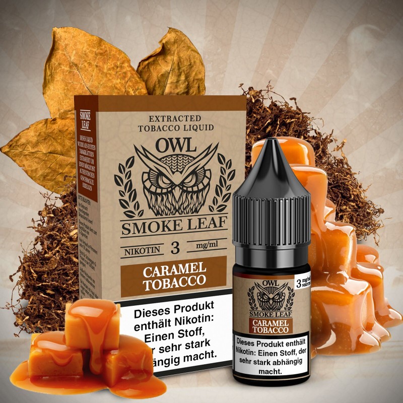 OWL Smoke Leaf | Caramel Tobacco | Niksalt 20mg in...