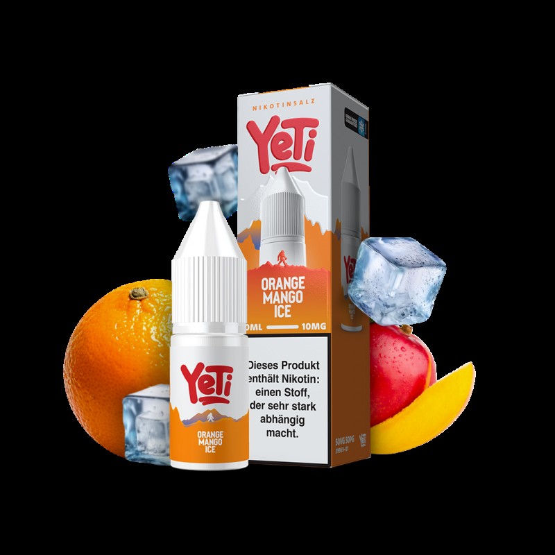 Yeti Summit | Orange Mango Ice | 10ml Nikotinsalzl...