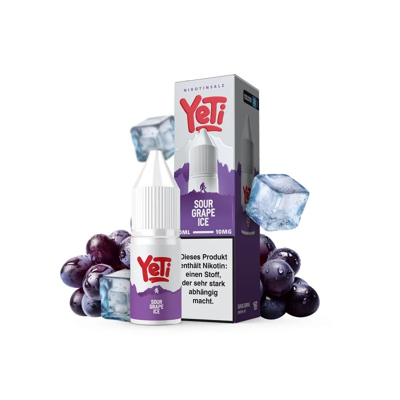 Yeti Summit | Sour Grape Ice | 10ml Nikotinsalzliq...