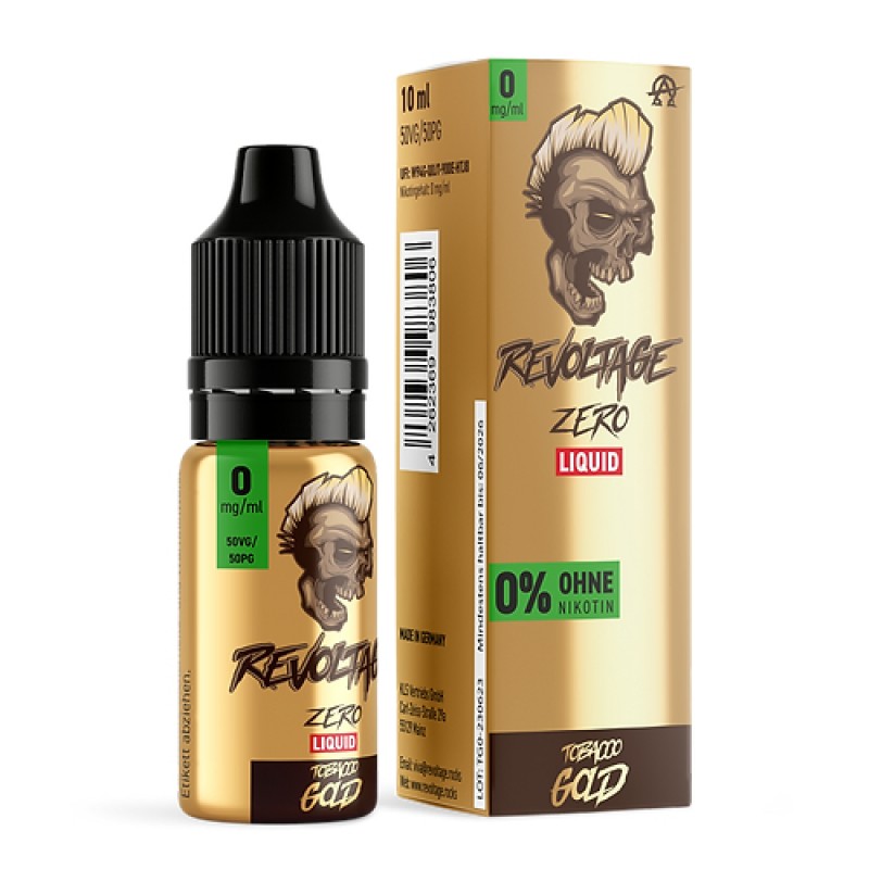 Revoltage | Tobacco Gold | Nikotinfrei 10ml