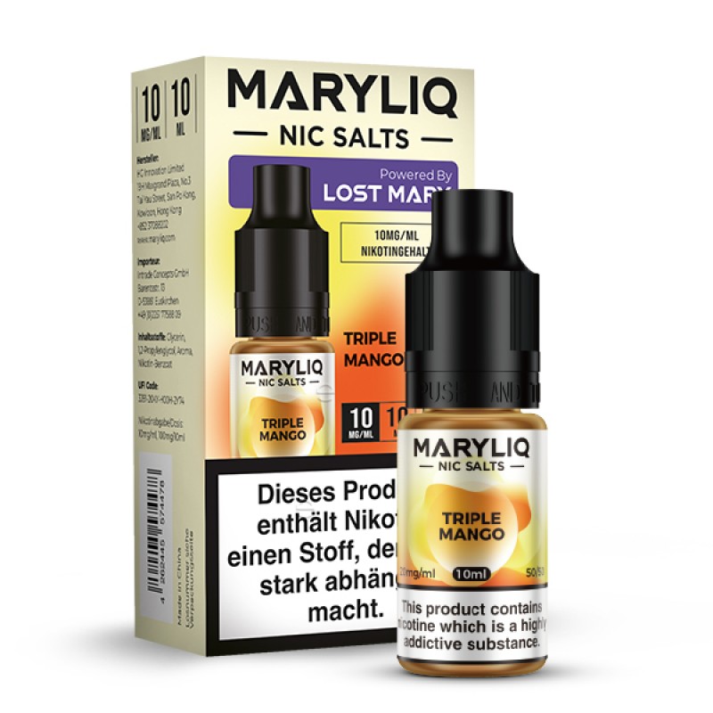 Lost Mary | Maryliq | Tripple Mango 10ml | 10mg Nikotinsalz