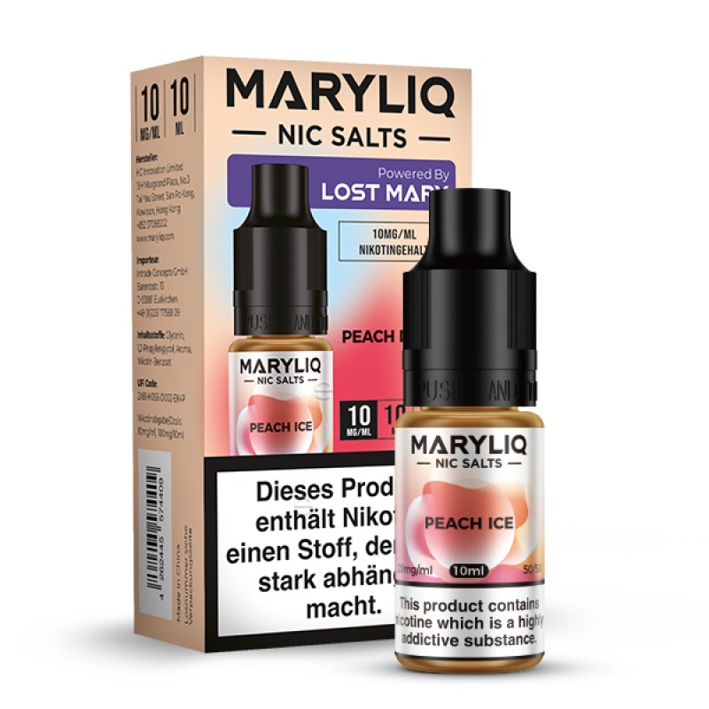 Lost Mary | Maryliq | Peach Ice 10ml | 10mg Nikotinsalz