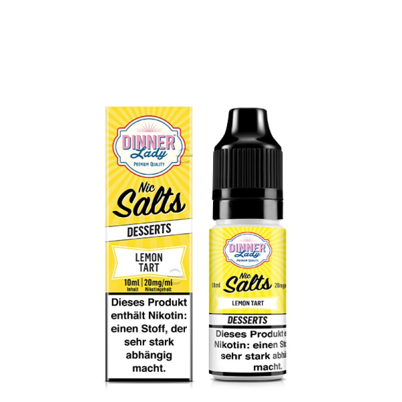Dinner Lady | Lemon Tart | 10ml Nikotinsalzliquid 10mg