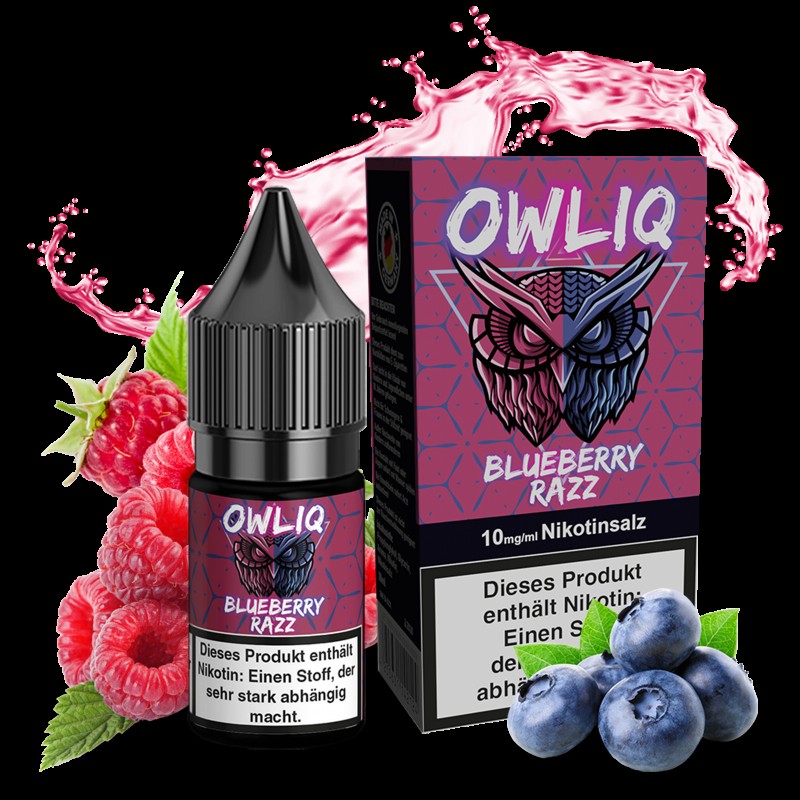 Owliq | Blueberry Razz | Nikotinsalzliquid 10mg