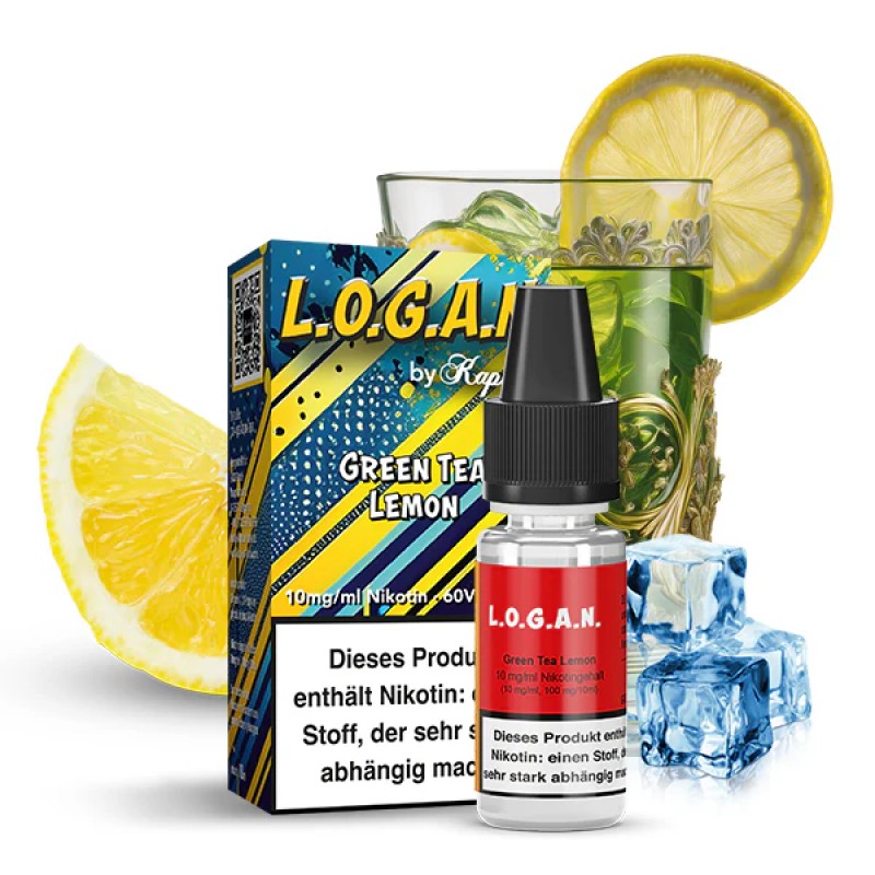L.O.G.A.N | Iced Lemon & Green Tea | Nikotinsalz 1...