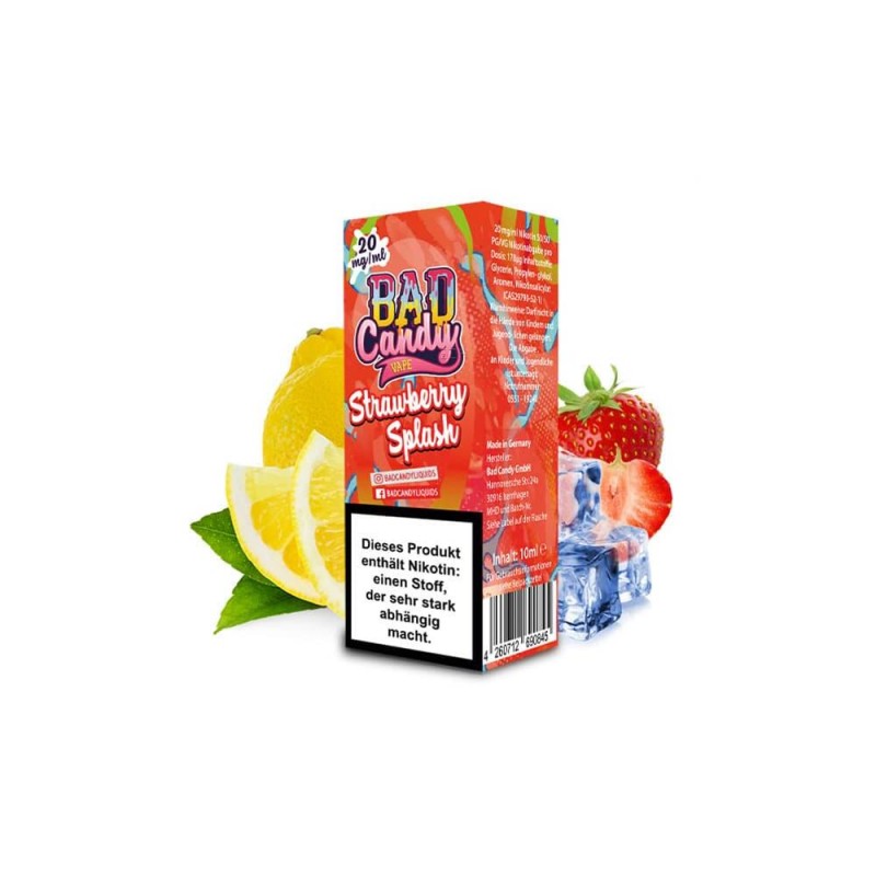 Bad Candy Liquids | Strawberry Splash | Nikotinsal...