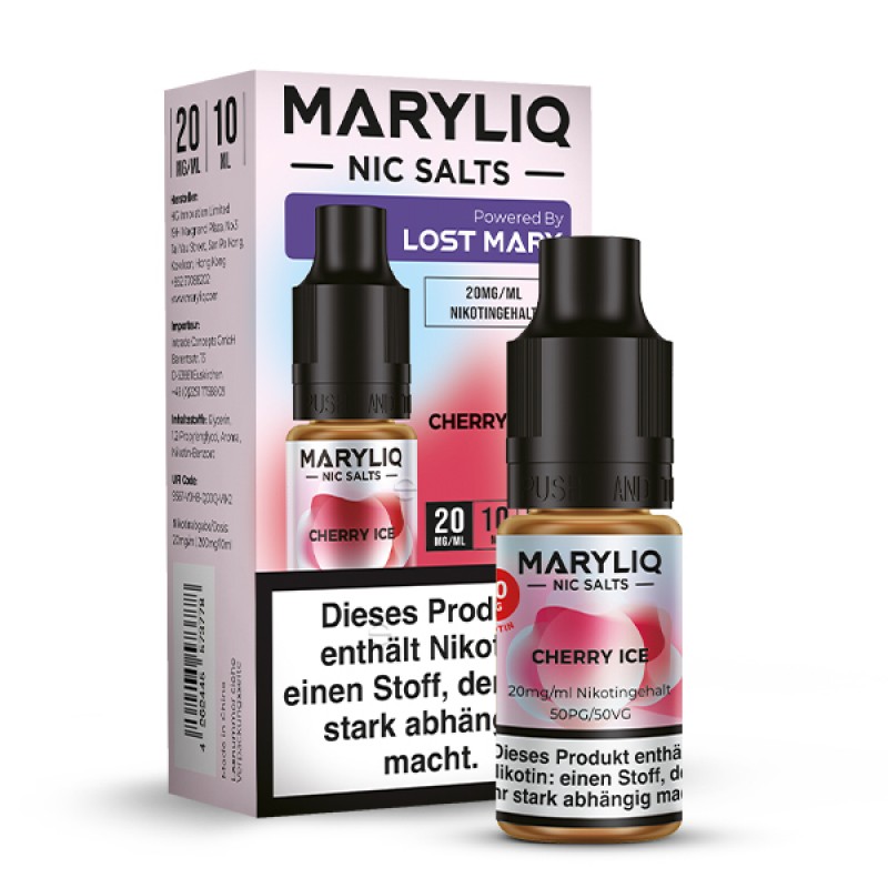 Lost Mary | Maryliq | Cherry Ice 10ml | 20mg Nikotinsalz