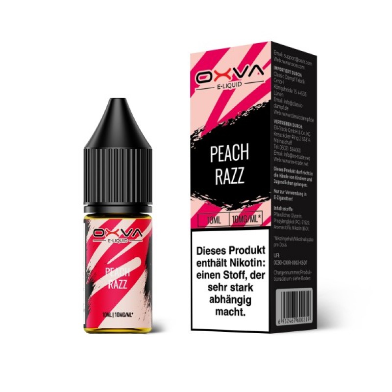 OXVA Liquids | Peach Razz | 20mg 10ml