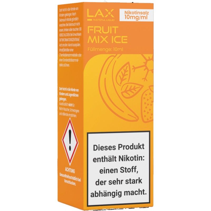 Lax Liquid | Fruit Mix Ice | 10ml Liquid 0mg
