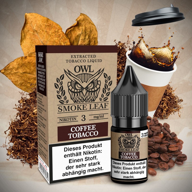 OWL Smoke Leaf | Coffee Tobacco | Niksalt 20mg in ...