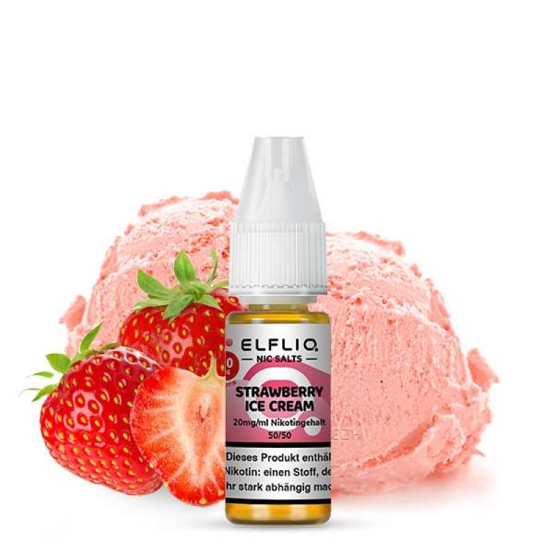 Elfliq by Elfbar | Strawberry Ice Cream | Nikotins...