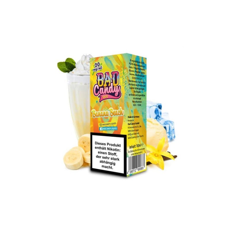 Bad Candy Liquids | Banana Beach | Nikotinsalz 20m...