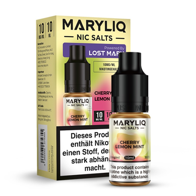 Lost Mary | Maryliq | Cherry Lemon Mint 10ml | 10mg Nikotinsalz