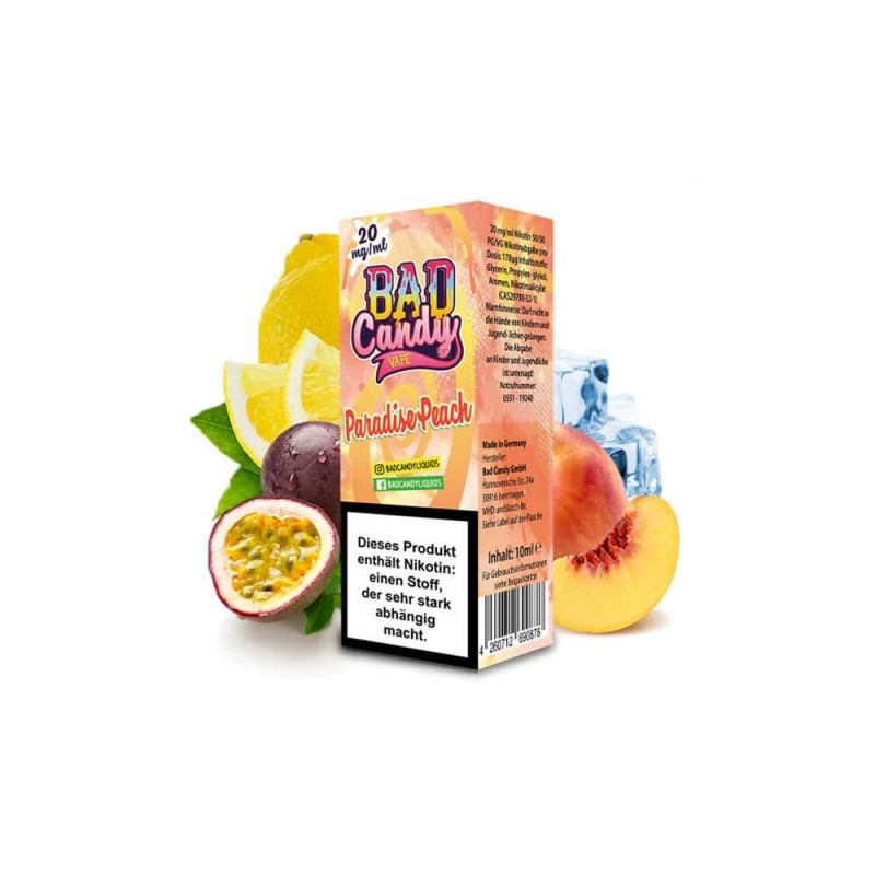 Bad Candy Liquids | Paradise Peach | Nikotinsalz 1...