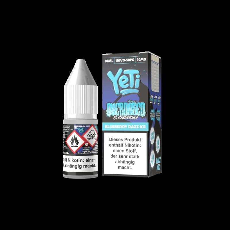 Yeti Overdosed 10ml Liquid | Blueberry Razz Ice | ...