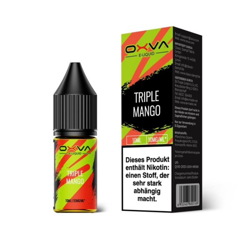 OXVA | Triple Mango | 10mg 10ml