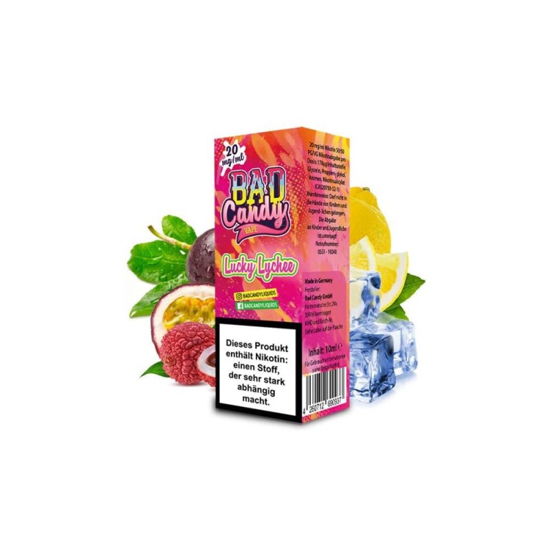 Bad Candy Liquids | Lucky Lychee | Nikotinsalz 10m...