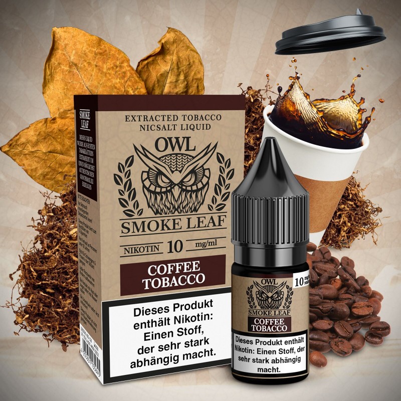 OWL Smoke Leaf | Coffee Tobacco | Niksalt 10mg in ...