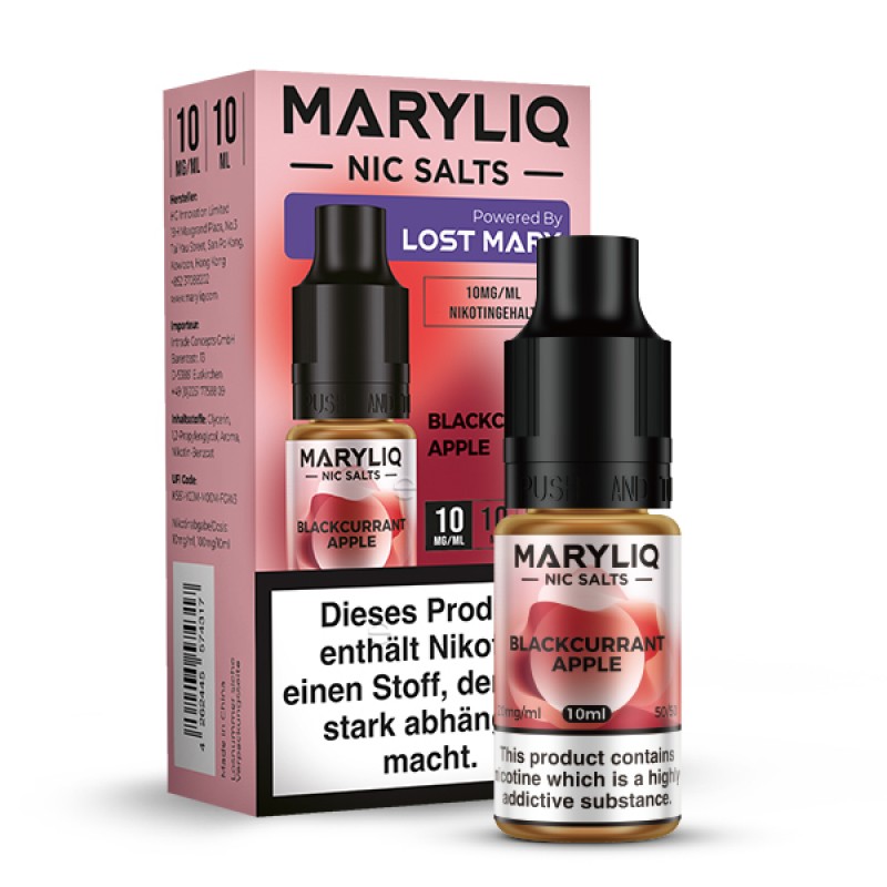 Lost Mary | Maryliq | Blackcurrant Apple 10ml | 10mg Nikotinsalz