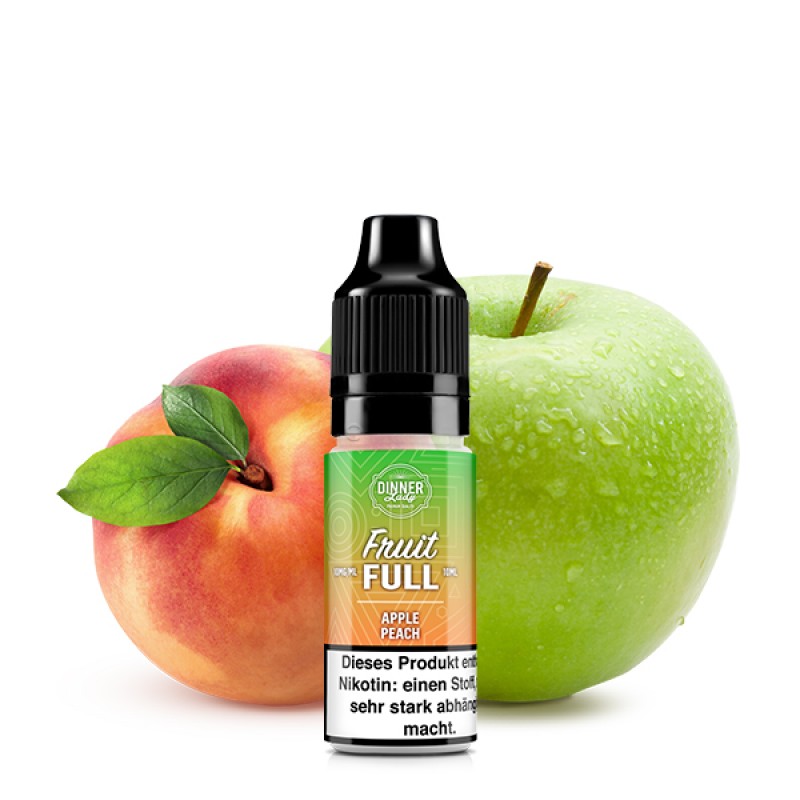 Dinner Lady Fruit Full | Apple Peach | Nikotinsalz 10mg